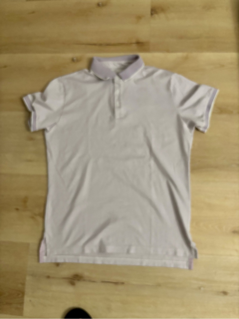 Bonobos Girl’s Slim Fit Lilac Polo Shirt with Contrast Trim